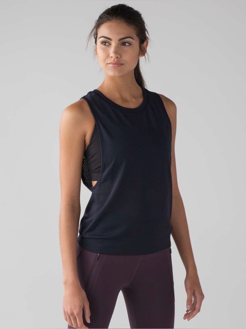 LULULEMON Breeze By Muscle Tank | 8 | Midnight Navy